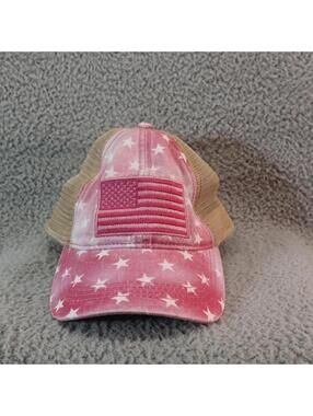 Trucker Cap Women Denim Cotton Snapback Flag Pink Camo